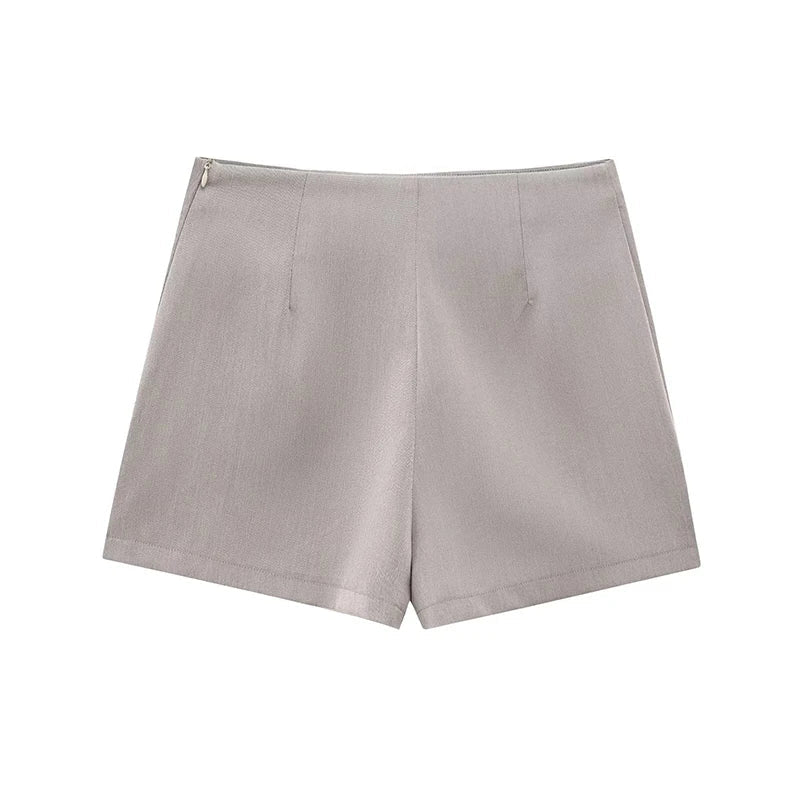 Aiertu  -  New Fashion Women Solid High Waist Wrap Elegant Shorts Skirts Aiertu