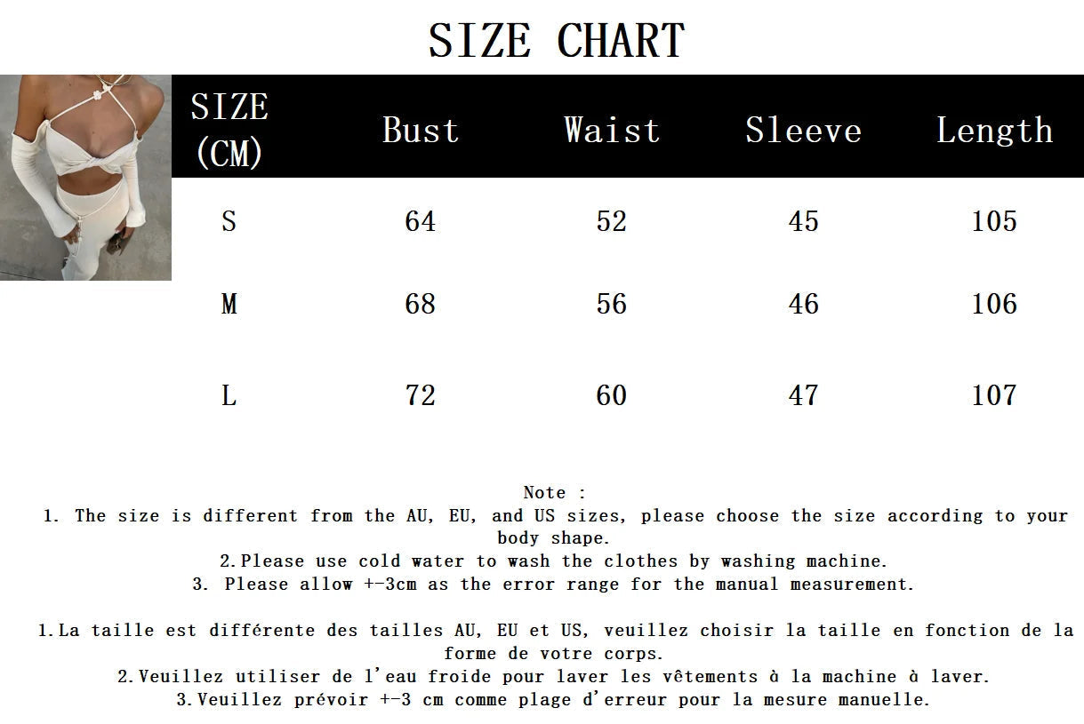 Aiertu  -  Pink Knitted Skirts Sets Women Off Shoulder Long Sleeve Crop Tops+Long Skirt Summer Holiday Sexy Bikini Cover-up 2 Piece Set New Aiertu