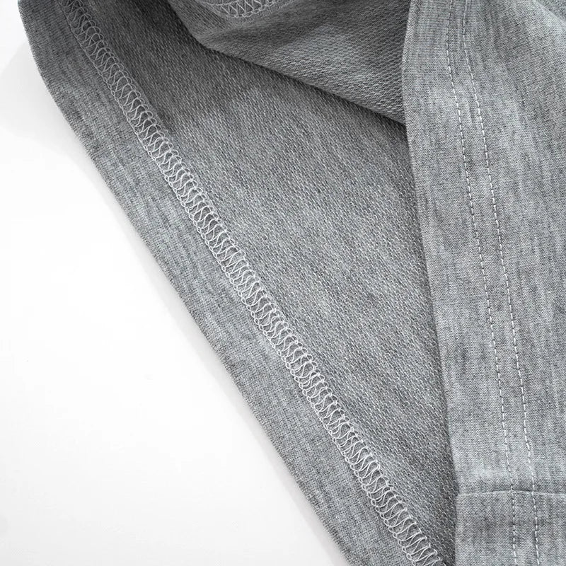 Aiertu  -  Gray Pants Comfy Baggy Capri Pants for Woman Clothing Loose Drawstring Wide Leg Trousers P85-CZ29 Aiertu