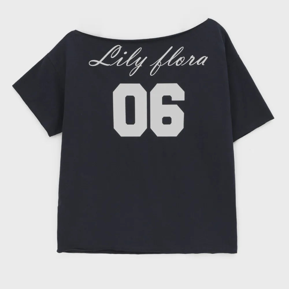 Aiertu  -  Spring Summer New American Spice Girl Off Shoulder Loose Short Sleeved T-shirt Trendy Letter Aesthetic Grunge Y2k Top Aiertu