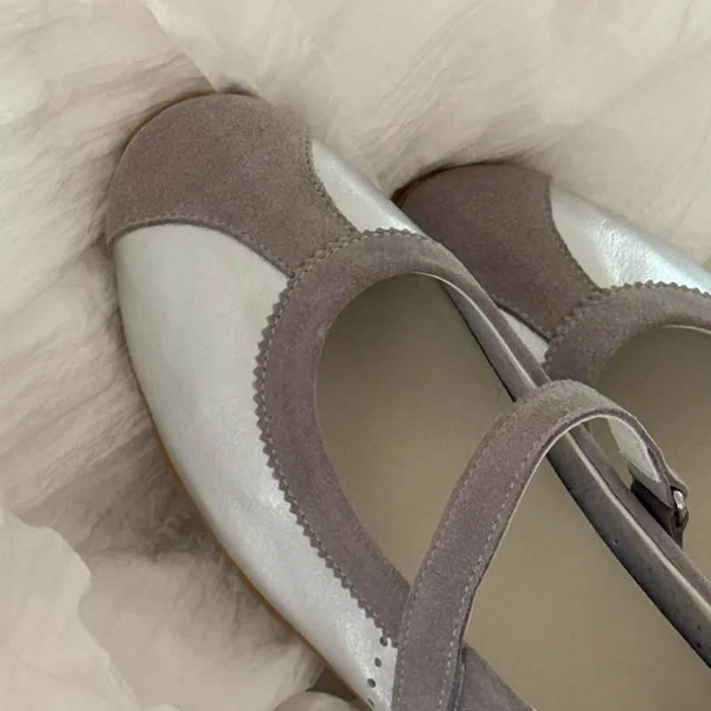 Aiertu  -  Ballet Flats Women Shoes 40 Mary Jane Shoes Round Toe Women's Shoe Bow Silk Satin Flats Women Shoes Plus Size 35-40 Valentine Aiertu