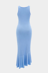 Aiertu  -  3D Floral Sleeveless Tank Mermaid Maxi Dress Aiertu