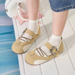 Aiertu  -   New Women Flat Marie Janes Shoes Designer Sandals Casual Loafers Woman SneakersSummer Shallow Trend Dress Sandalias Mujer Aiertu