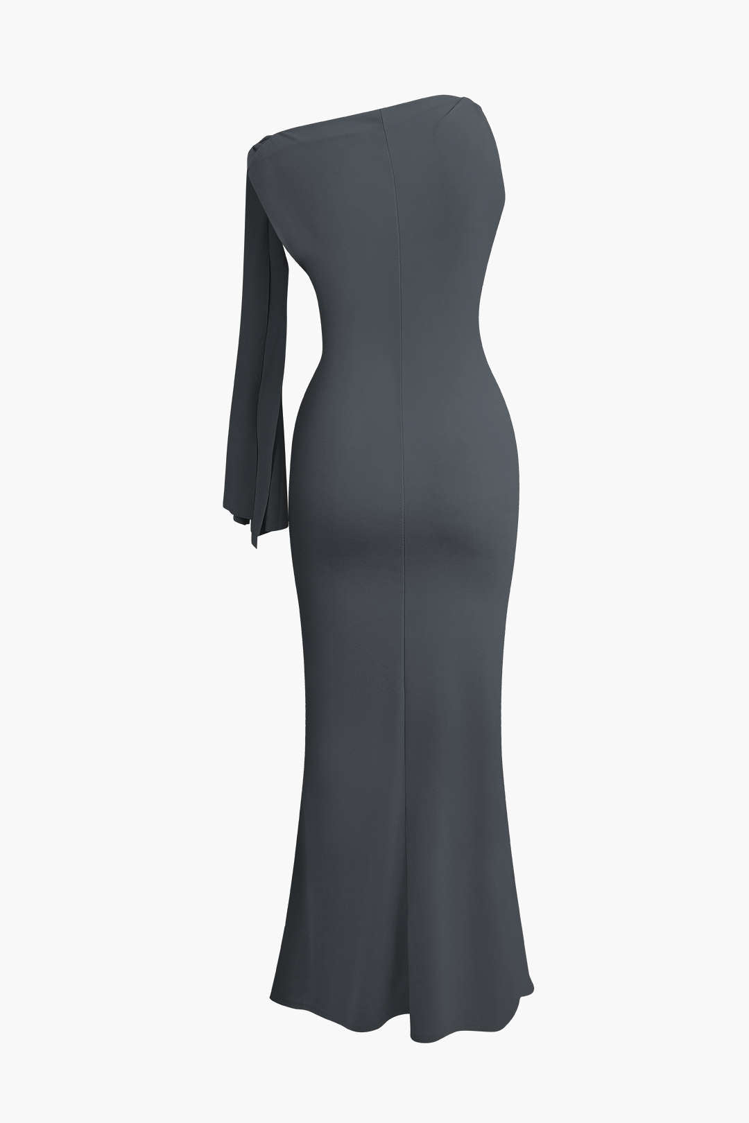 Aiertu  Asymmetrical Twist Knot Mermaid Maxi Dress Aiertu
