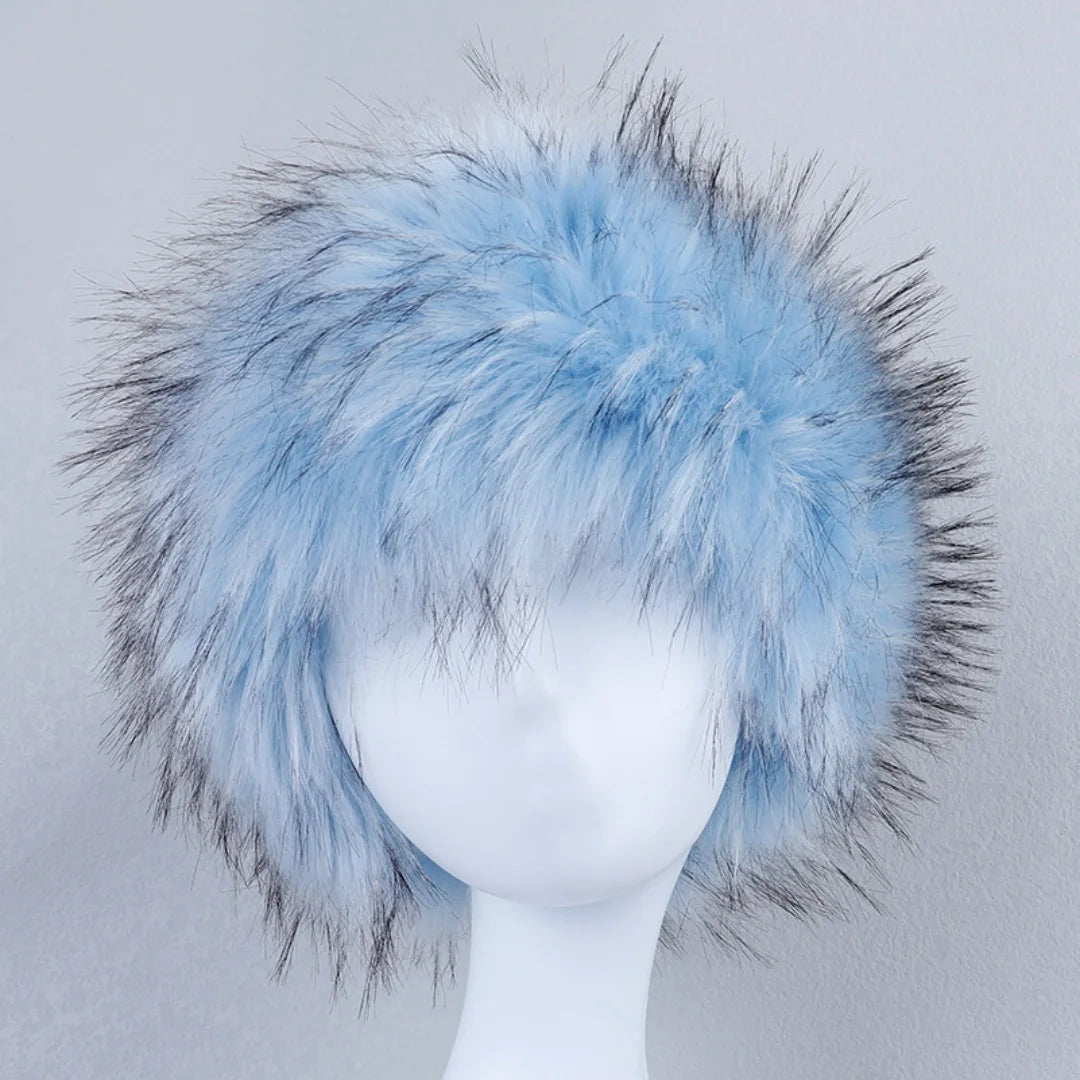 Aiertu  -  Fluffy Faux Fur Beanie Hats For Women Girl Winter Outdoor Thick Plush Keep Warm Russian Ski Hat Luxury Fashion Party Panama Caps Aiertu