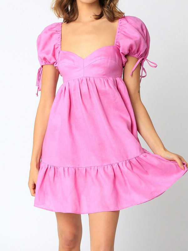 Aiertu  Printing mini dress shopify