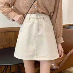 Aiertu Summer Denim Short Skirt for Women High Wiast Sexy Tight Bag Hip Skirts Lady Slim Fit Y2K Female Short Jeans Skirts Aiertu