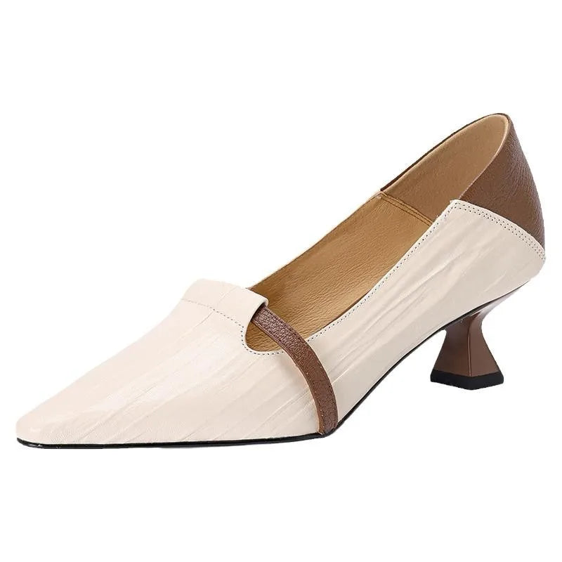 Aiertu  -  New Women Heels Loafers Footwear Elegant Slingback Pointed Slip on Party Lady Pumps Shoes Fashion Comefortable Zapatos De Mujer Aiertu