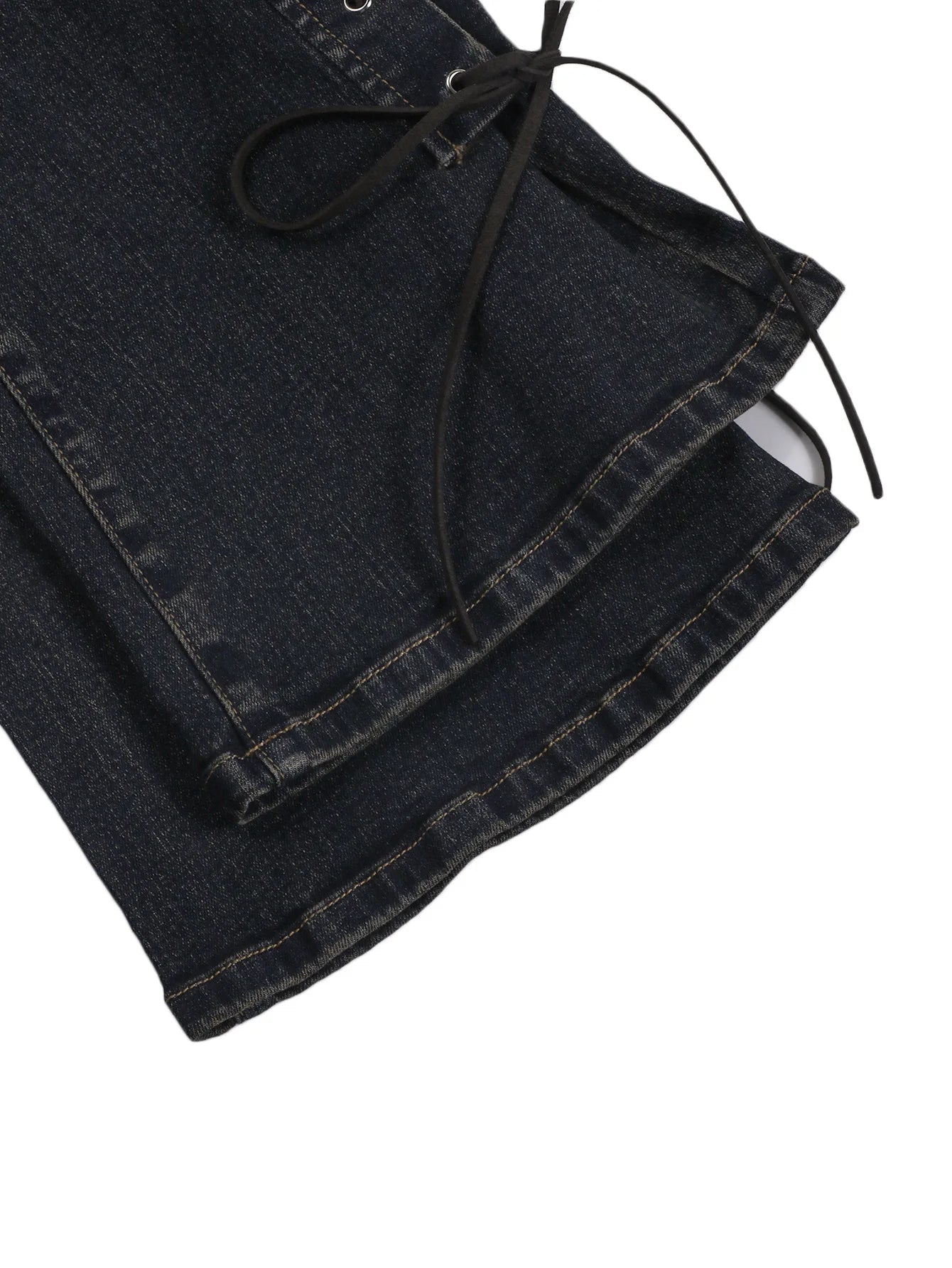 Aiertu  -  Fashion Zipper Patchwork Jeans Women Autumn Trend Skinny High Waist Rings Bandage Stretch Classic Streetwear Bottoms Aiertu