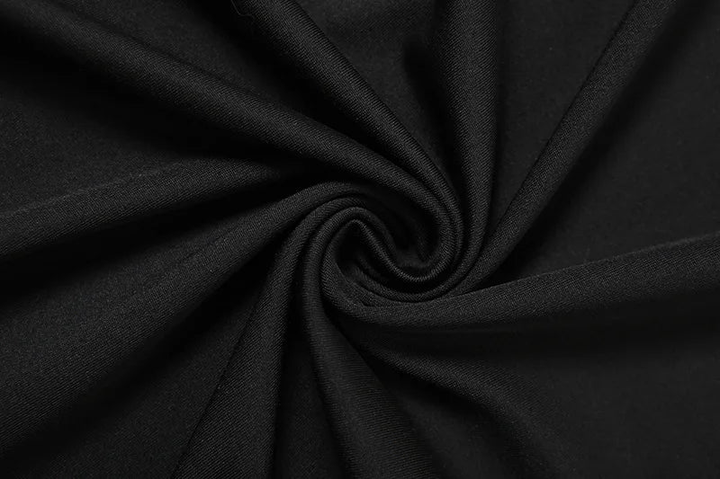 Aiertu  -  Metal Buckle Sexy Dress Women Off Shoulder Irregular Hollow Side Slit Long Dresses Femme Vacation Party Club Maxi Dress Aiertu