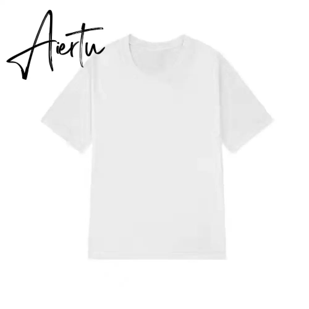 Harajuku Shirts Cherry Embroidery Woman Tshirts Y2k Aesthetic Streetwear Casual Short Sleeve T Shirt for Women Ladies Top Korean Aiertu