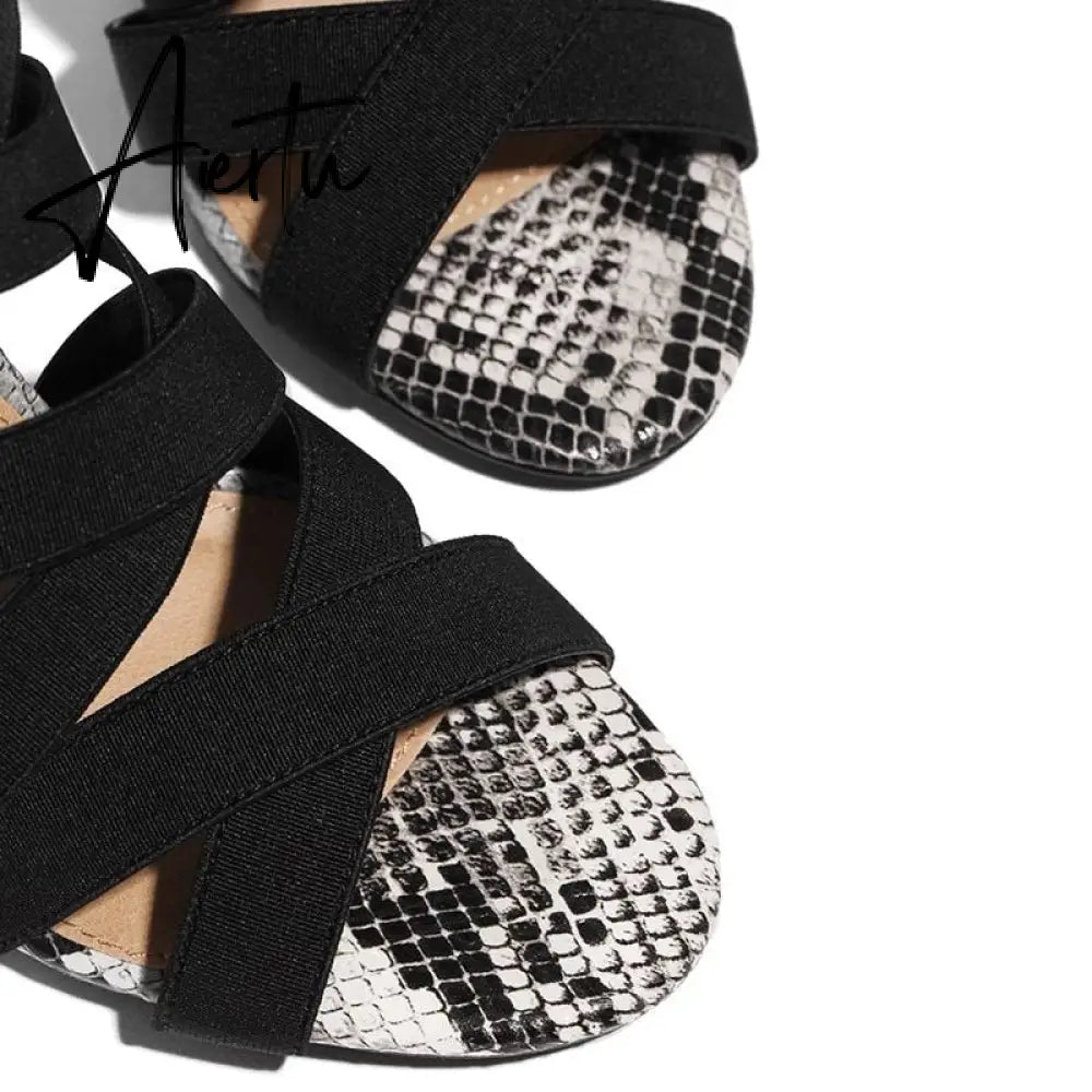 High Heel Sandal for Women Female Shoe Buckle Summer High-heeled Girls Comfort New Fashion Stiletto Strap  Peep Toe Open Aiertu