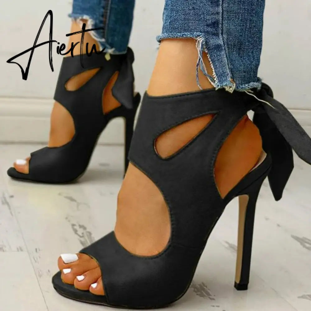 High Heels Women Shoes Sandals Transparent Sexy Snake-Shaped Women Sandals Design Stiletto Heel Gladiator Pumps Women Shoes Aiertu