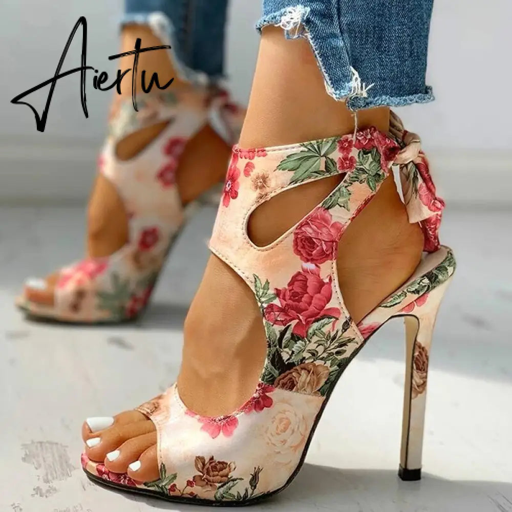 High Heels Women Shoes Sandals Transparent Sexy Snake-Shaped Women Sandals Design Stiletto Heel Gladiator Pumps Women Shoes Aiertu