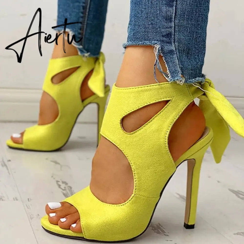 High Heels Women Shoes Sandals Transparent Sexy Snake-Shaped Women Sandals Design Stiletto Heel Gladiator Pumps Women Shoes Aiertu