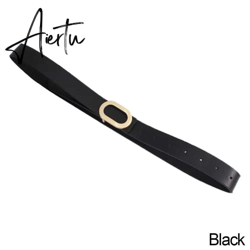 Hot Ladies Adjustable Thin Belts for Women Fashion Luxury Brand Designer Style Skinny Coat Jacket Dress Jeans Waist Belt Female Aiertu