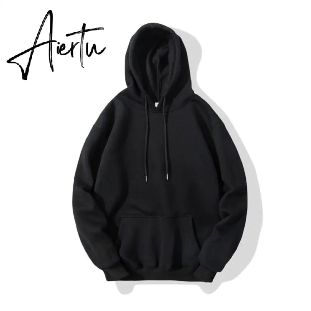 Hot Spring Autumn Fashion Brand Women and Men's Hoodies Male Casual Hoodies Sweatshirts Men Solid Color Hoodies Sweatshirt Tops Aiertu