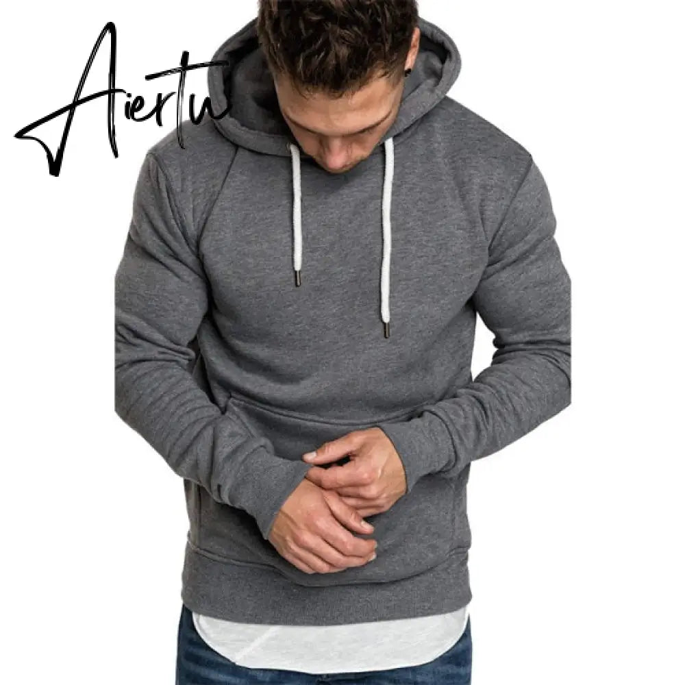 Hot Spring Autumn Fashion Brand Women and Men's Hoodies Male Casual Hoodies Sweatshirts Men Solid Color Hoodies Sweatshirt Tops Aiertu
