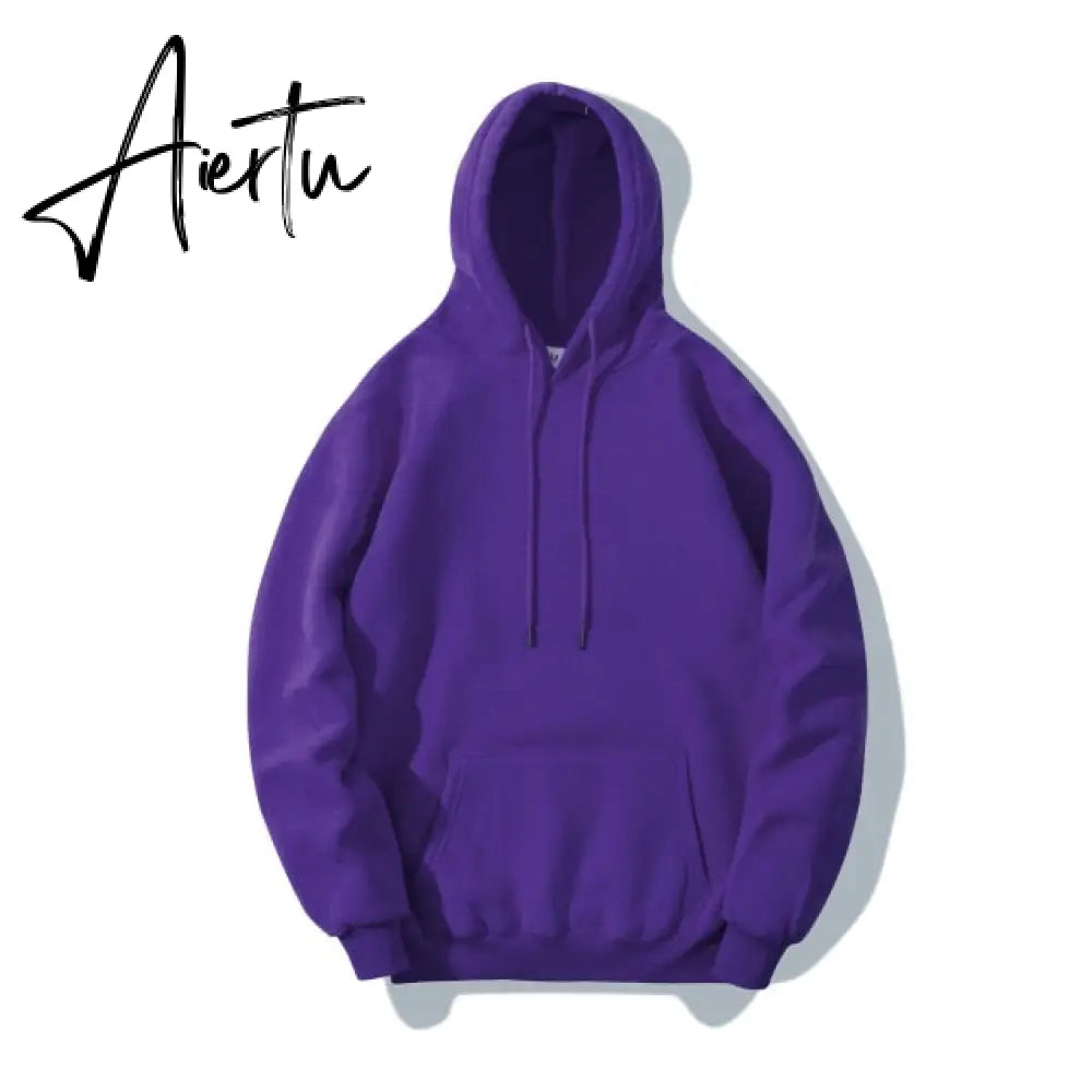 Hot Spring Autumn Fashion Brand Women and Men's Hoodies Male Casual Hoodies Sweatshirts Men Solid Color Hoodies Sweatshirt Tops Aiertu