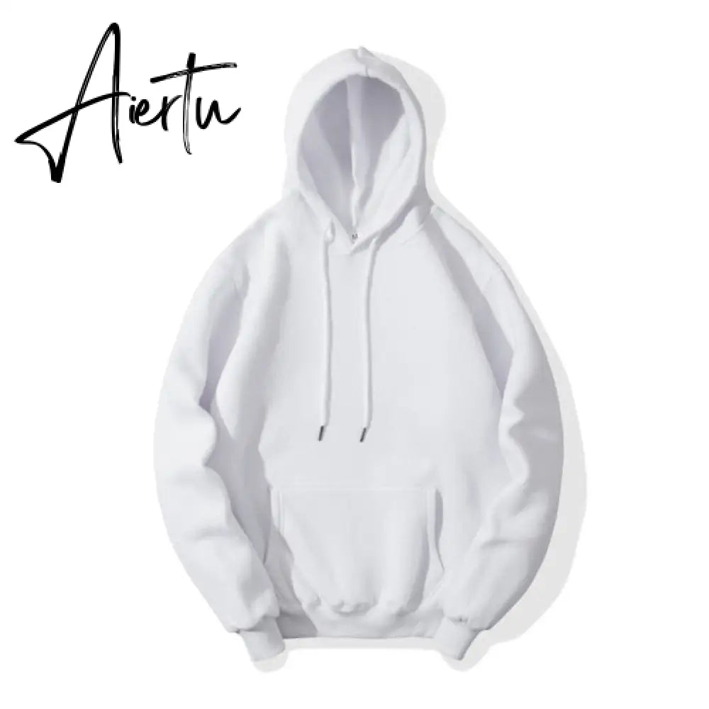 Hot Spring Autumn Fashion Brand Women and Men's Hoodies Male Casual Hoodies Sweatshirts Men Solid Color Hoodies Sweatshirt Tops Aiertu