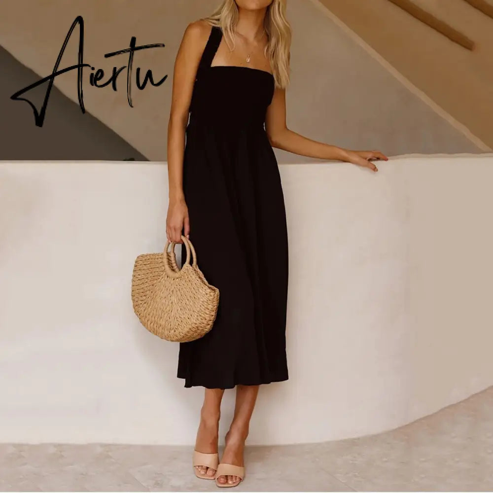 Lace Up Backless Sexy Maxi Dress Summer Women Elastic Red Long Elegant Ladies Holiday Dress Sundress Vestido Chiffon Aiertu