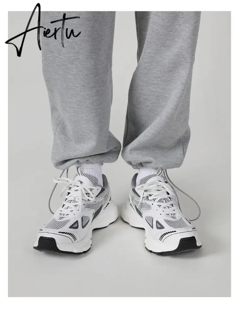 Men Women Sneakers Plus Size 41 42 43 Women's Casual Shoes Fashion Chunky Sneakers Woman Thick Sole Sport Shoes Big Size Shoes Aiertu