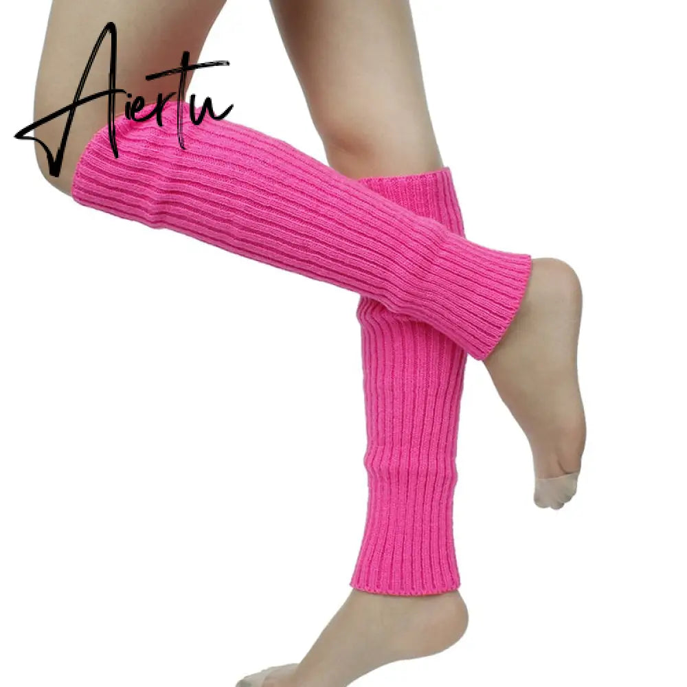 New Japanese Lolita Sweet Girl Leg Warmer Knit Socks Wool Ball Knitted Foot Cover Cosplay Women Autumn Winter  Heap Heap Socks Aiertu