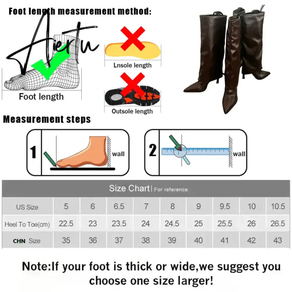Party Modern Ladies Knee High Boots Pointed Toe  Fashion Pleated Western Women Long Boots Shoes Female Pumps Heels Shoes Aiertu