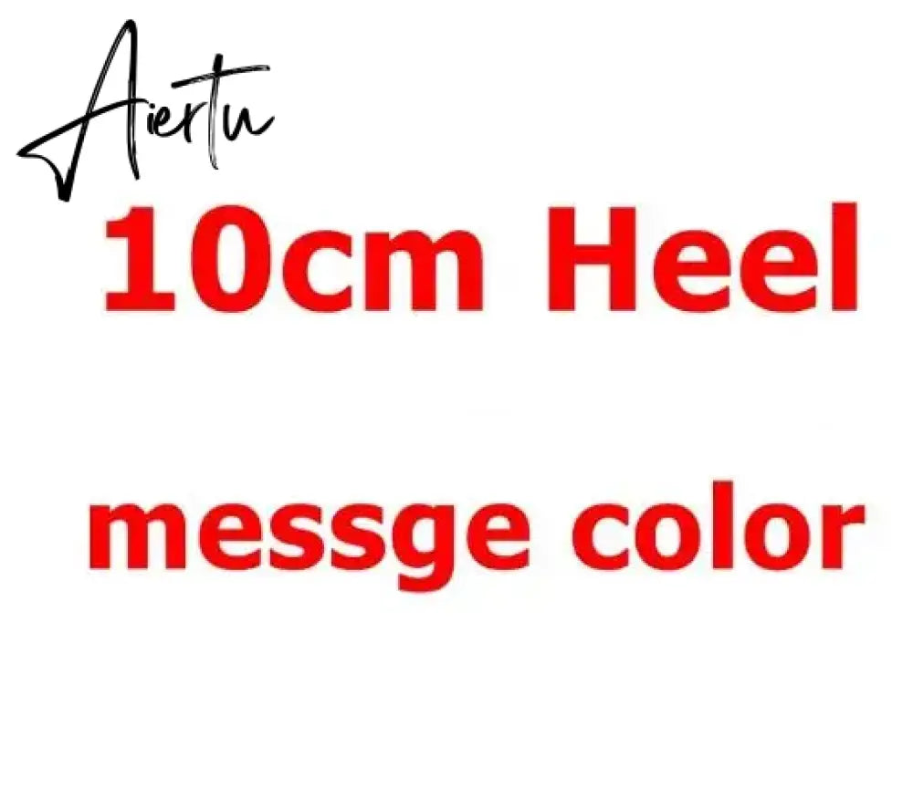 Pink Metallic Leather Woman High Heel Shoes Pointed Toe Shallow Stiletto High Heels Pumps Slip-on Polished Leather Runway Shoes Aiertu