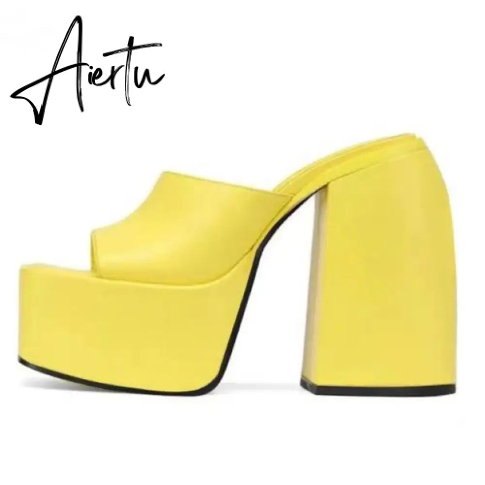 RIBETRINI Sexy Platform Open Toe Thick High Heels women's Sandals Banquet Fashion Elegant Brand Luxury women's Shoes Size 43 Aiertu