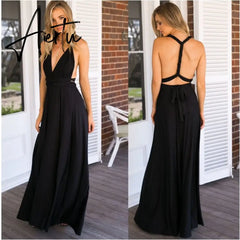 Sexy Women Boho Maxi Club Dress Red Bandage Long Dress Party Multiway Bridesmaids Convertible Infinity Robe Longue Femme Aiertu