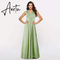 Sexy Women Boho Maxi Club Dress Red Bandage Long Dress Party Multiway Bridesmaids Convertible Infinity Robe Longue Femme Aiertu