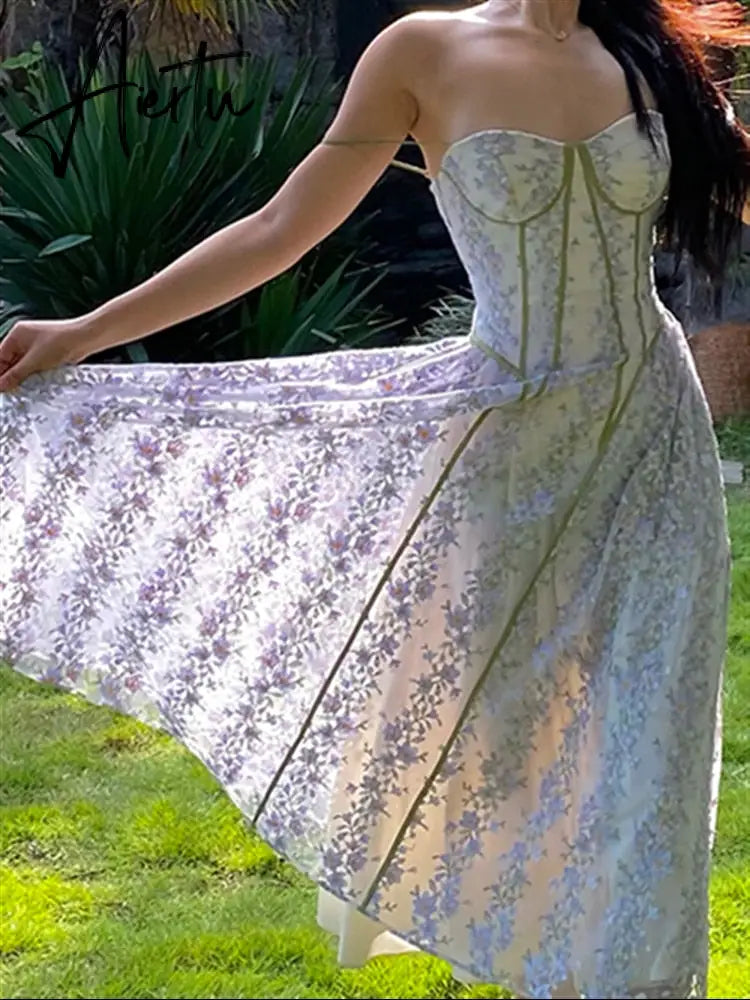Strap Dress Sundress Women Runway Party Lace Summer Embroidery Beach Woman Sexy Sleeveless Backless Dresses Boho Aiertu