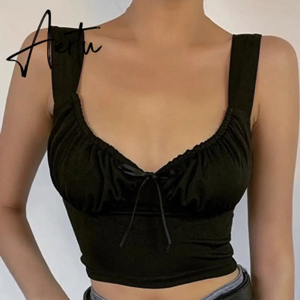 Summer Women Casual Beach Party Stretch Slim Fitted Tee T-Shirt Women Sexy Off Shoulder V-neck Bow Cotton Tops Aiertu