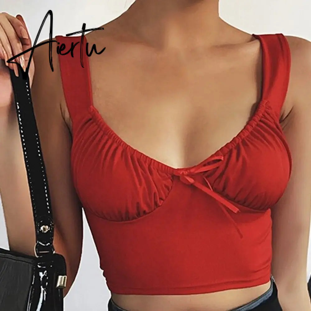 Summer Women Casual Beach Party Stretch Slim Fitted Tee T-Shirt Women Sexy Off Shoulder V-neck Bow Cotton Tops Aiertu