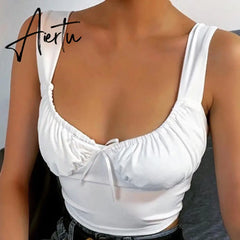 Summer Women Casual Beach Party Stretch Slim Fitted Tee T-Shirt Women Sexy Off Shoulder V-neck Bow Cotton Tops Aiertu