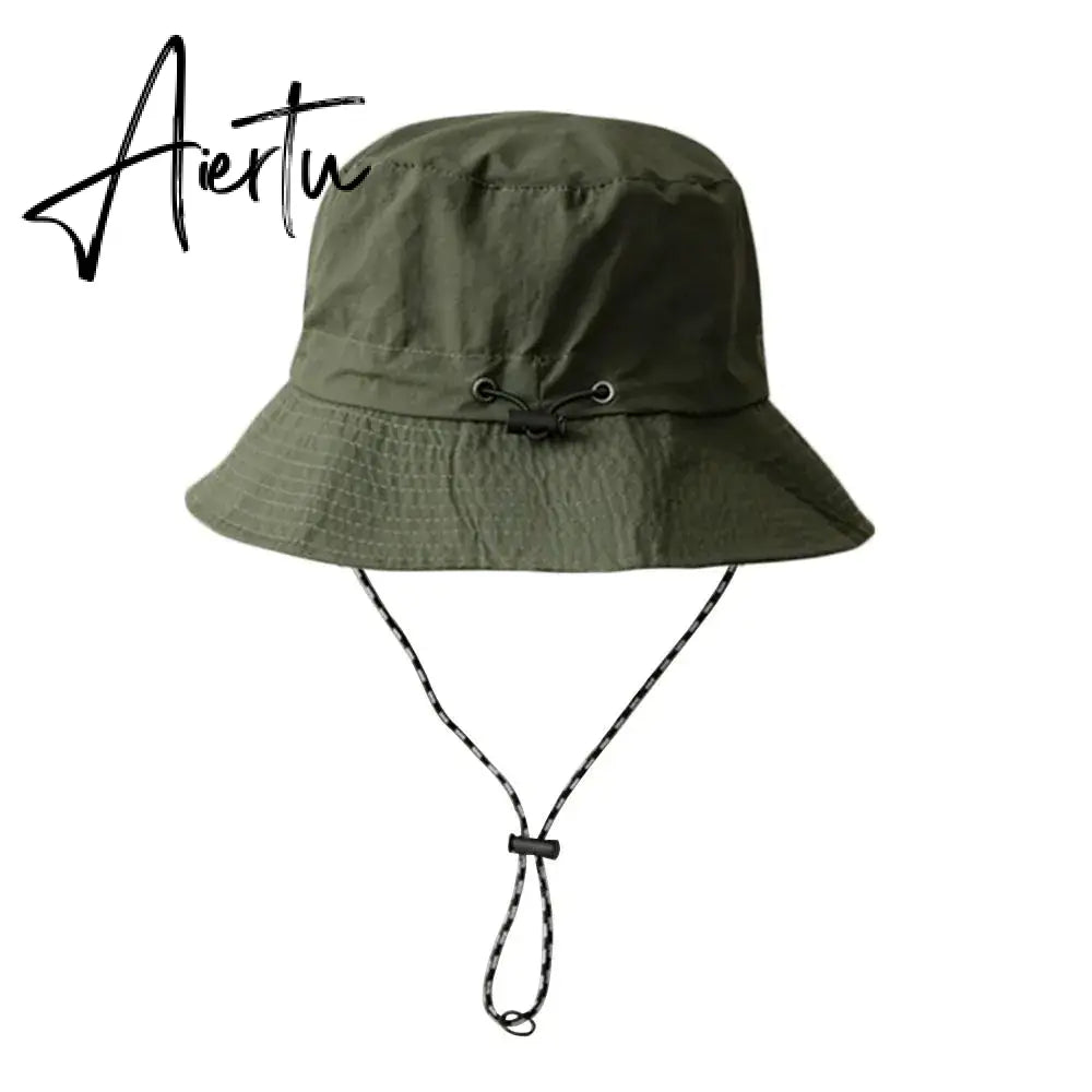 Sun Protection Waterproof Bucket Hat Summer Camping Hiking Cap Anti-UV Sun Hat Mountaineering Caps Panama Hat New Fashion Aiertu