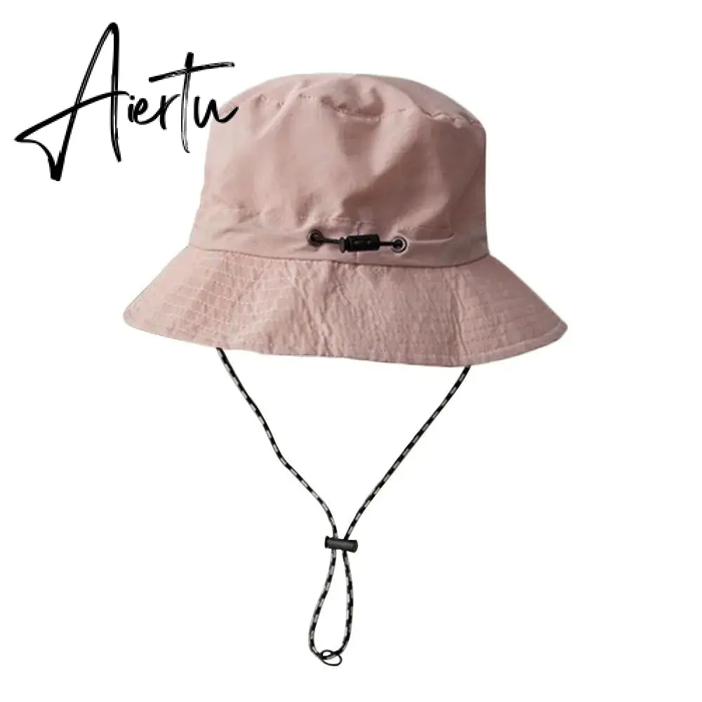 Sun Protection Waterproof Bucket Hat Summer Camping Hiking Cap Anti-UV Sun Hat Mountaineering Caps Panama Hat New Fashion Aiertu