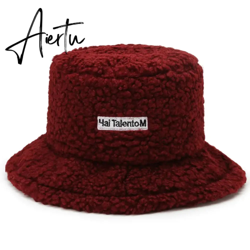 Unisex Bucket Hats For Women Men Winter Outdoor Sun Visor Panama Fisherman Cap Letter Embroidered Wholesale Chapeau Aiertu