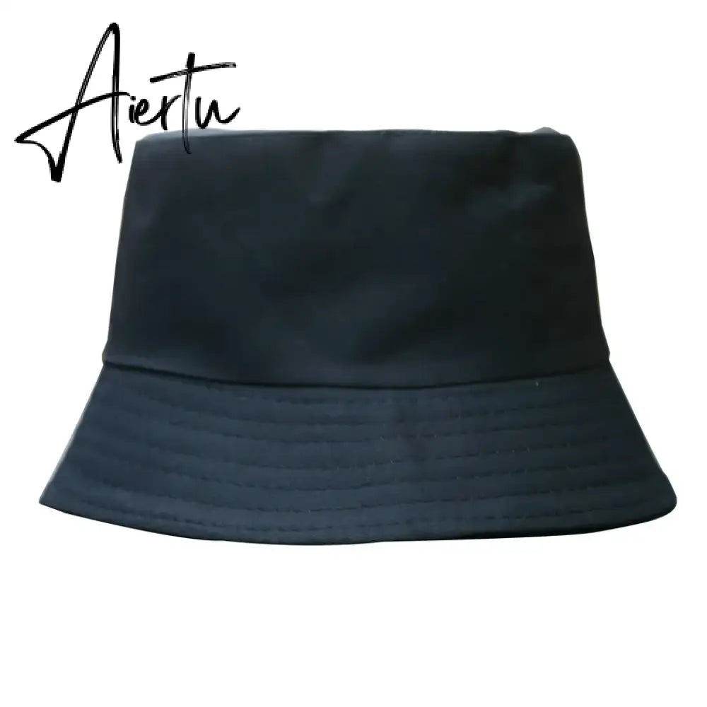 Unisex Bucket Hats For Women Men Winter Outdoor Sun Visor Panama Fisherman Cap Letter Embroidered Wholesale Chapeau Aiertu