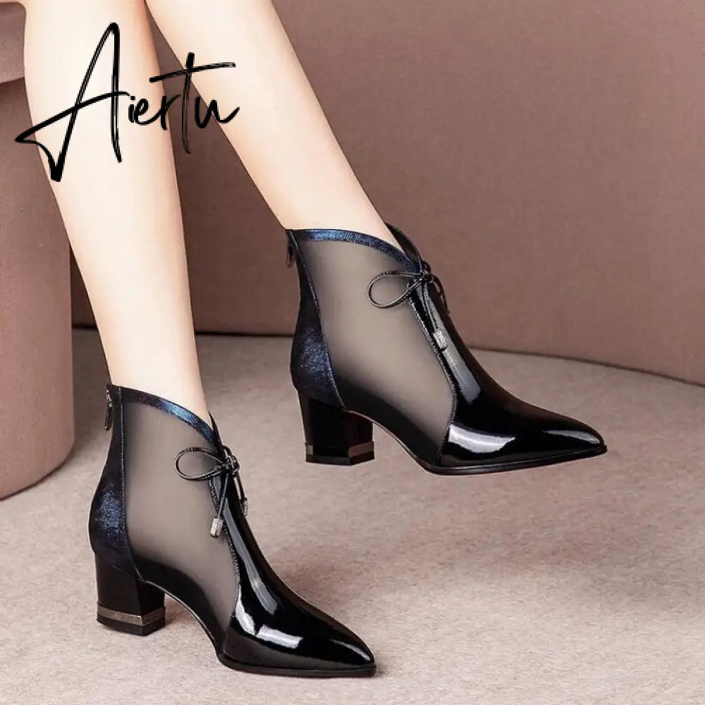 Women High Heels Summer Pointed Pumps Sandals Sexy High Heels Female Summer Shoes Breathable Female Pumps Mujer Aiertu