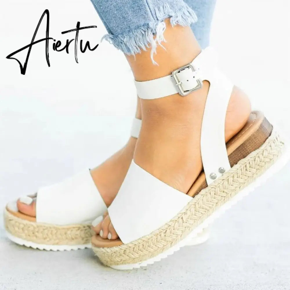 Women Sandals Plus Size Wedges Shoes For Women High Heels Sandals Summer Shoes Flip Flop Platform Sandals plus size shoes Aiertu