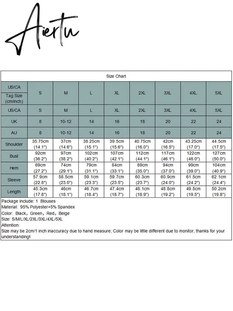 Women Shirts  Fashion Lantern Long Sleeve Elegant Blouse Summer Sexy V-neck Tunic Top Casual Party High Street Blusas Aiertu