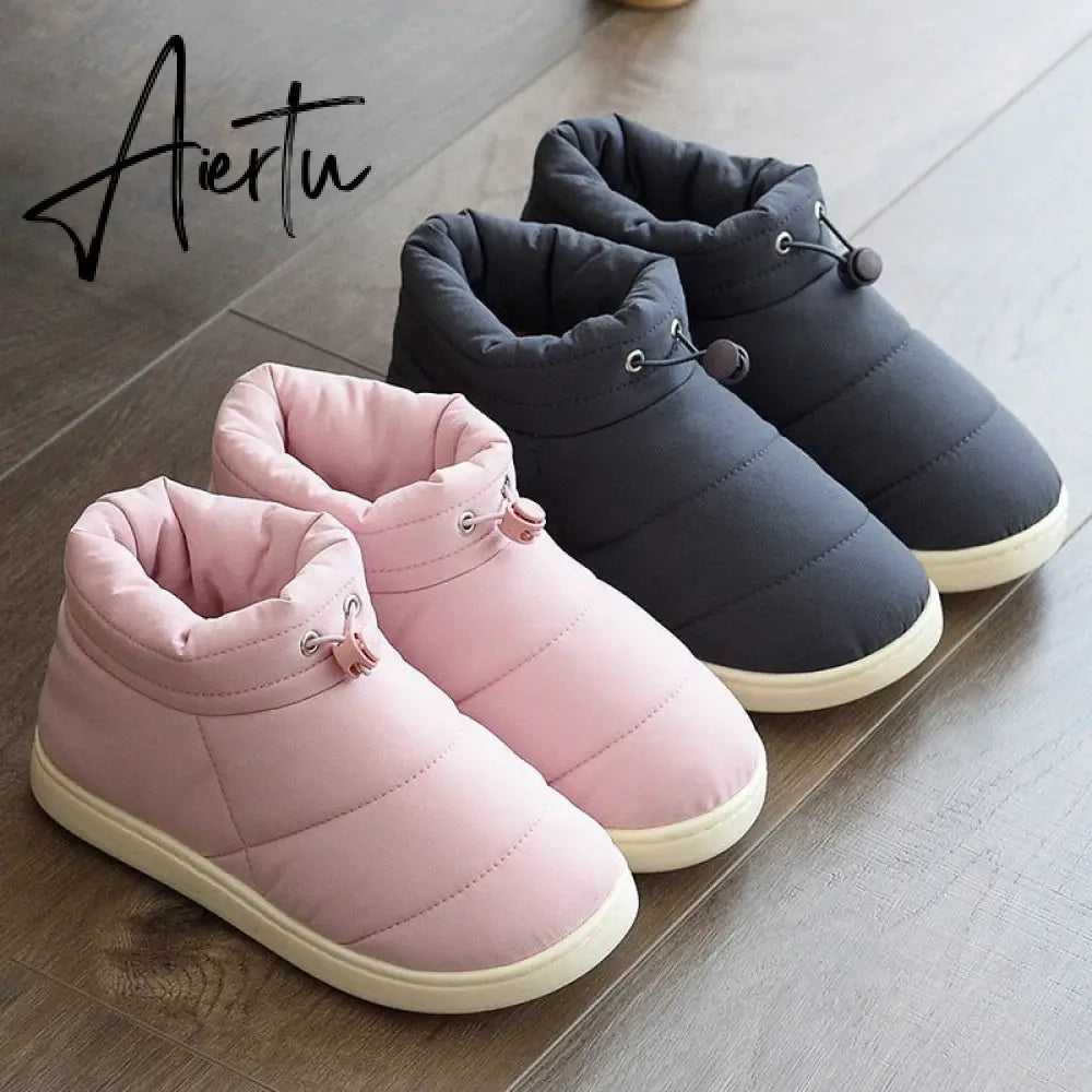 Women snow boots waterproof calzado mujer winter sapato feminino women's ankle boots warm outdoor shoes mixed colors Aiertu