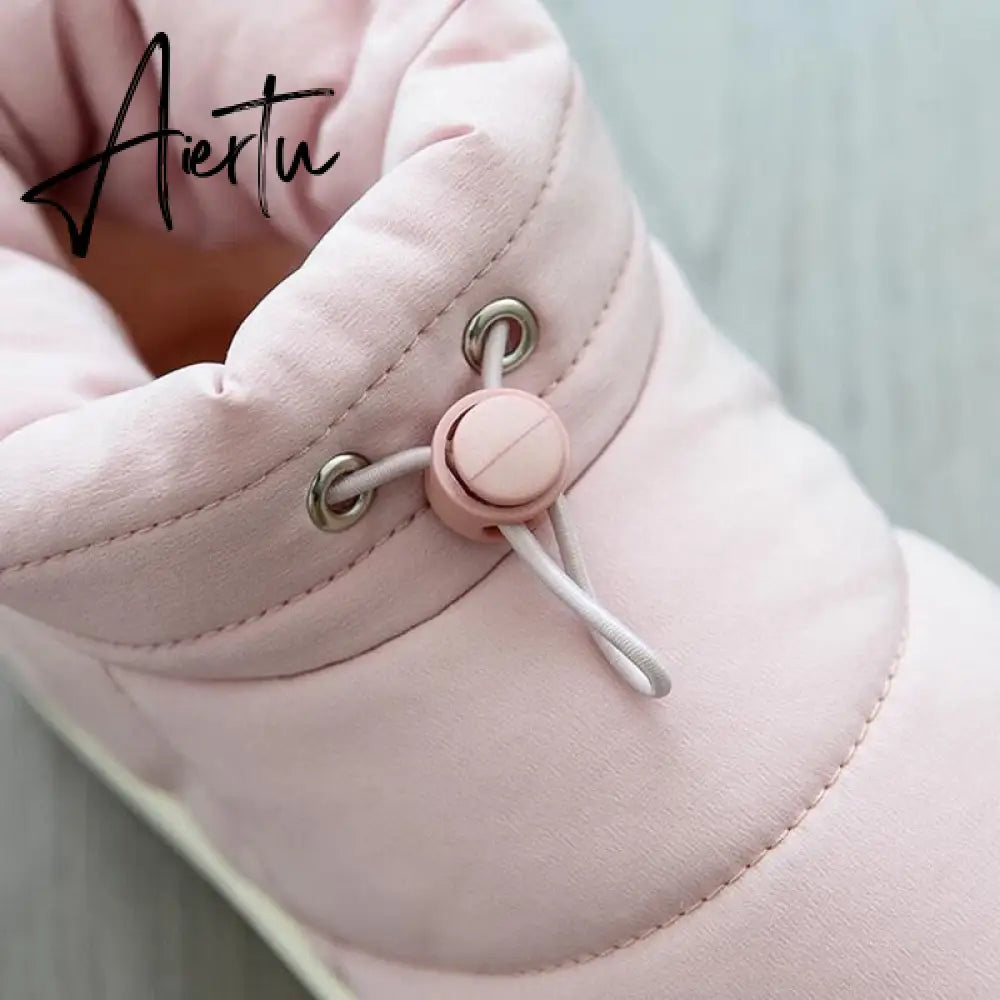 Women snow boots waterproof calzado mujer winter sapato feminino women's ankle boots warm outdoor shoes mixed colors Aiertu