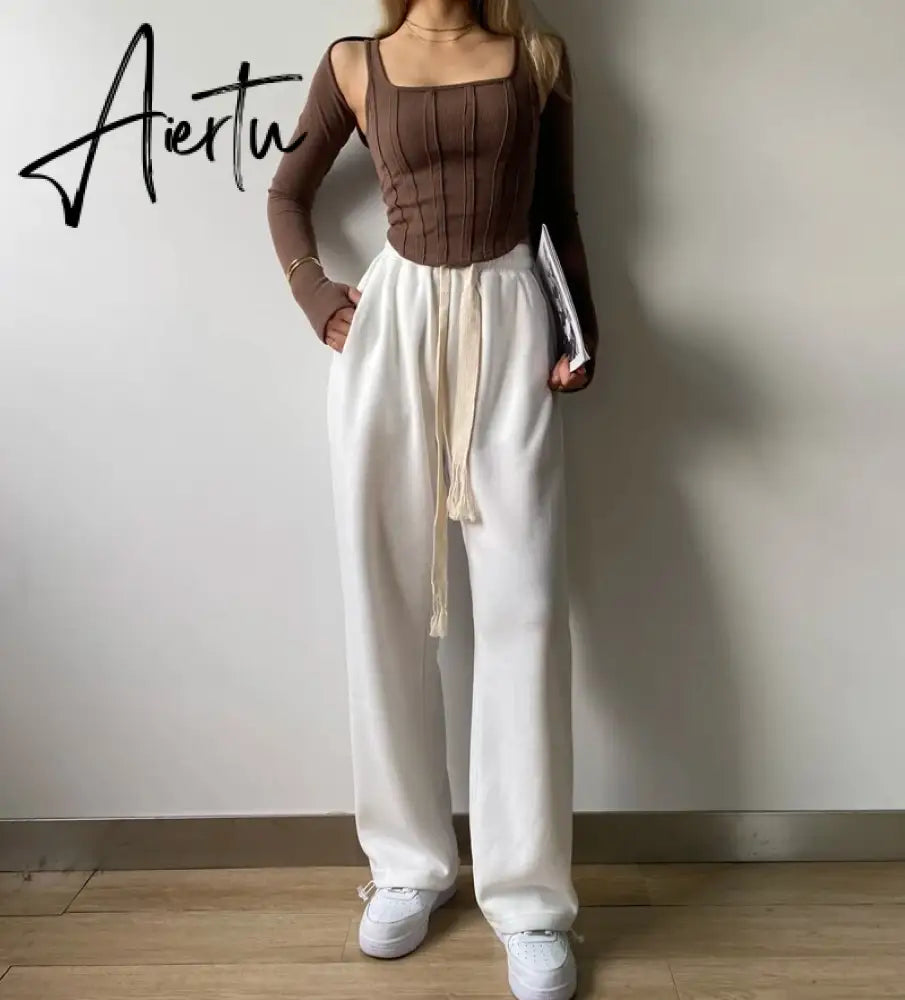 Women Striped Stitching Slim T-shirt Female 2 In 1 Shrug Set Co-ord Crop Shrug And Corset Tank Tops Set Y2k Streetwear New Aiertu