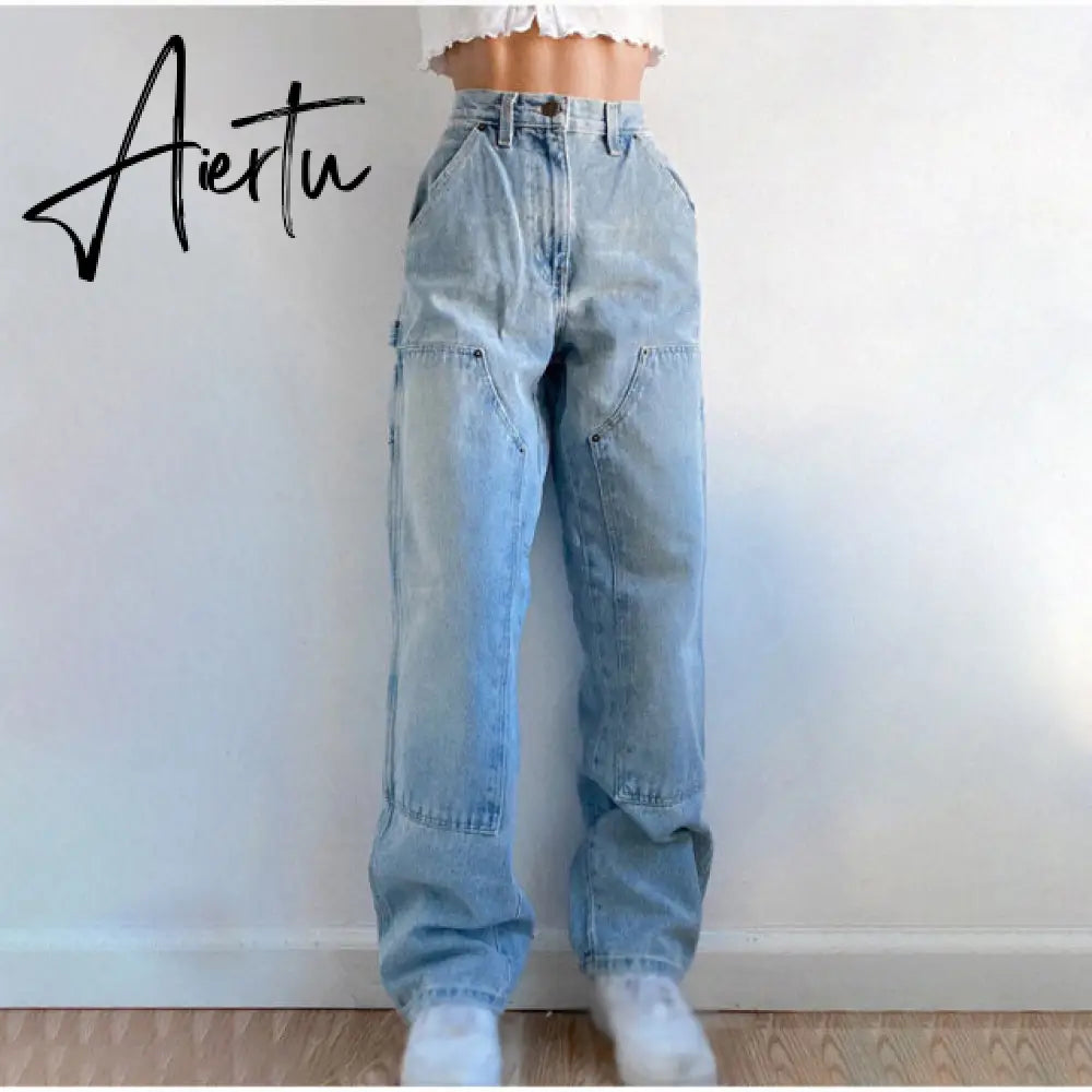 Y2K Low Rise Staright Cargo Jeans Wrap Belt Retro Denim Pants Ruched Drawstring Women Denim Trousers Street Indie Aesthetic Jean Aiertu